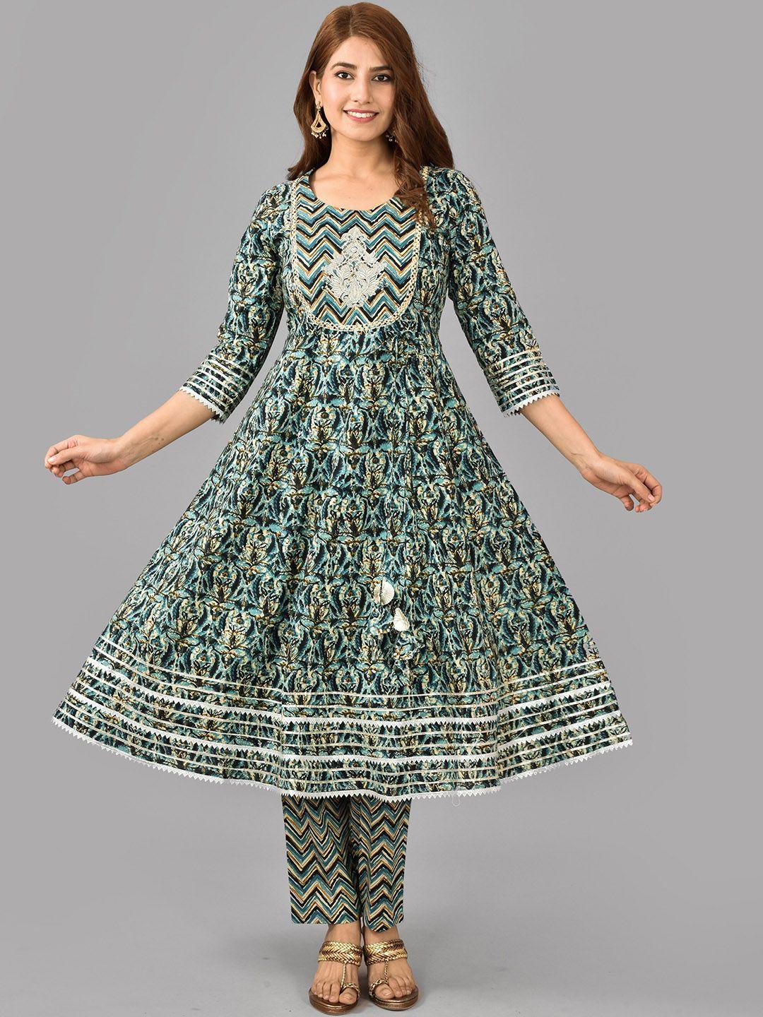 kalini-ethnic-motifs-printed-thread-work-anarkali-pure-cotton-kurta-with-trousers