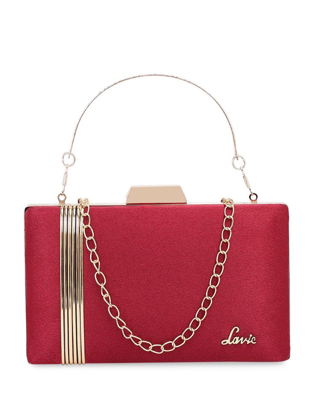 lavie-synthetic-leather-box-clutch