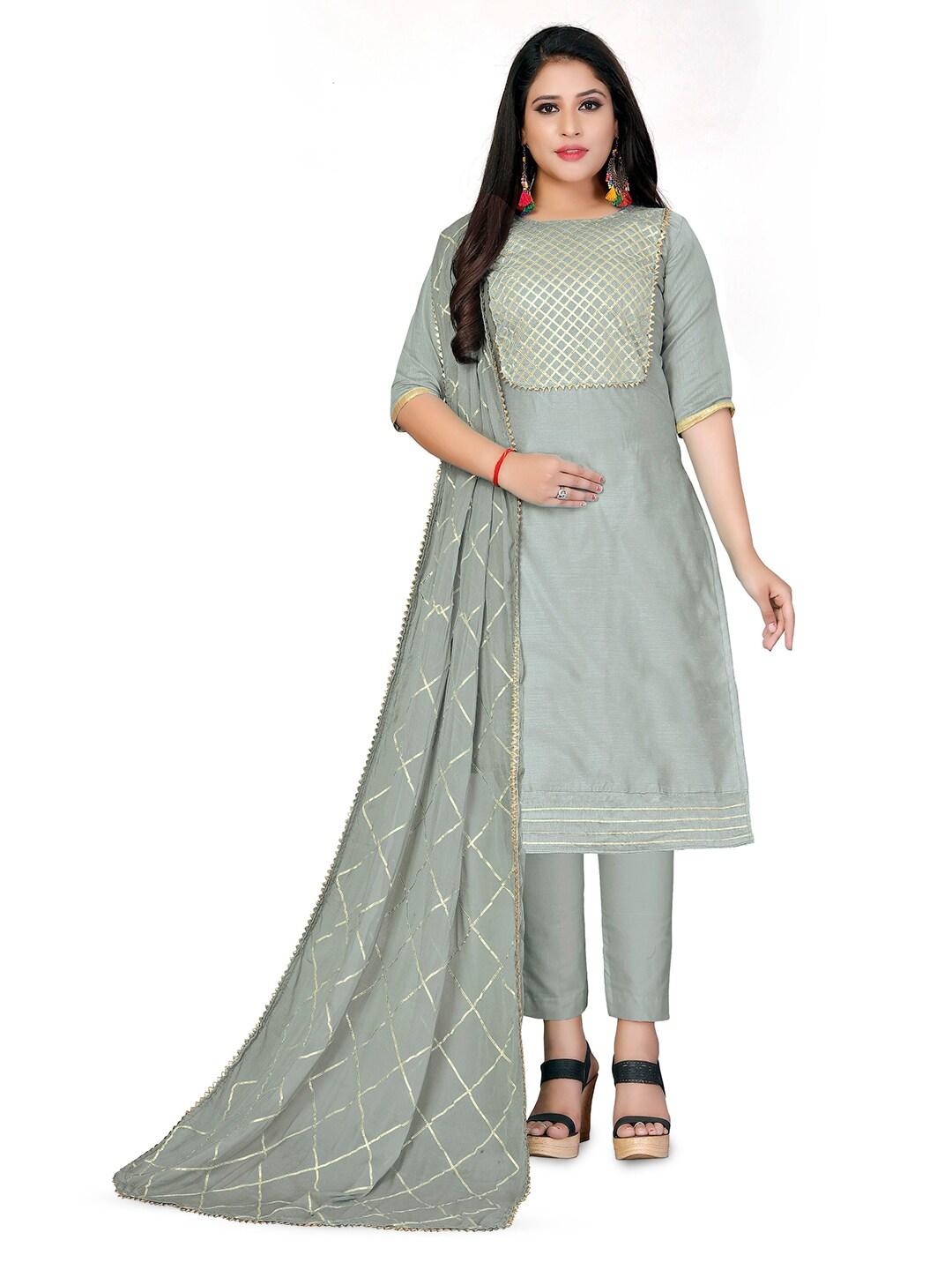 manvaa-grey-unstitched-dress-material
