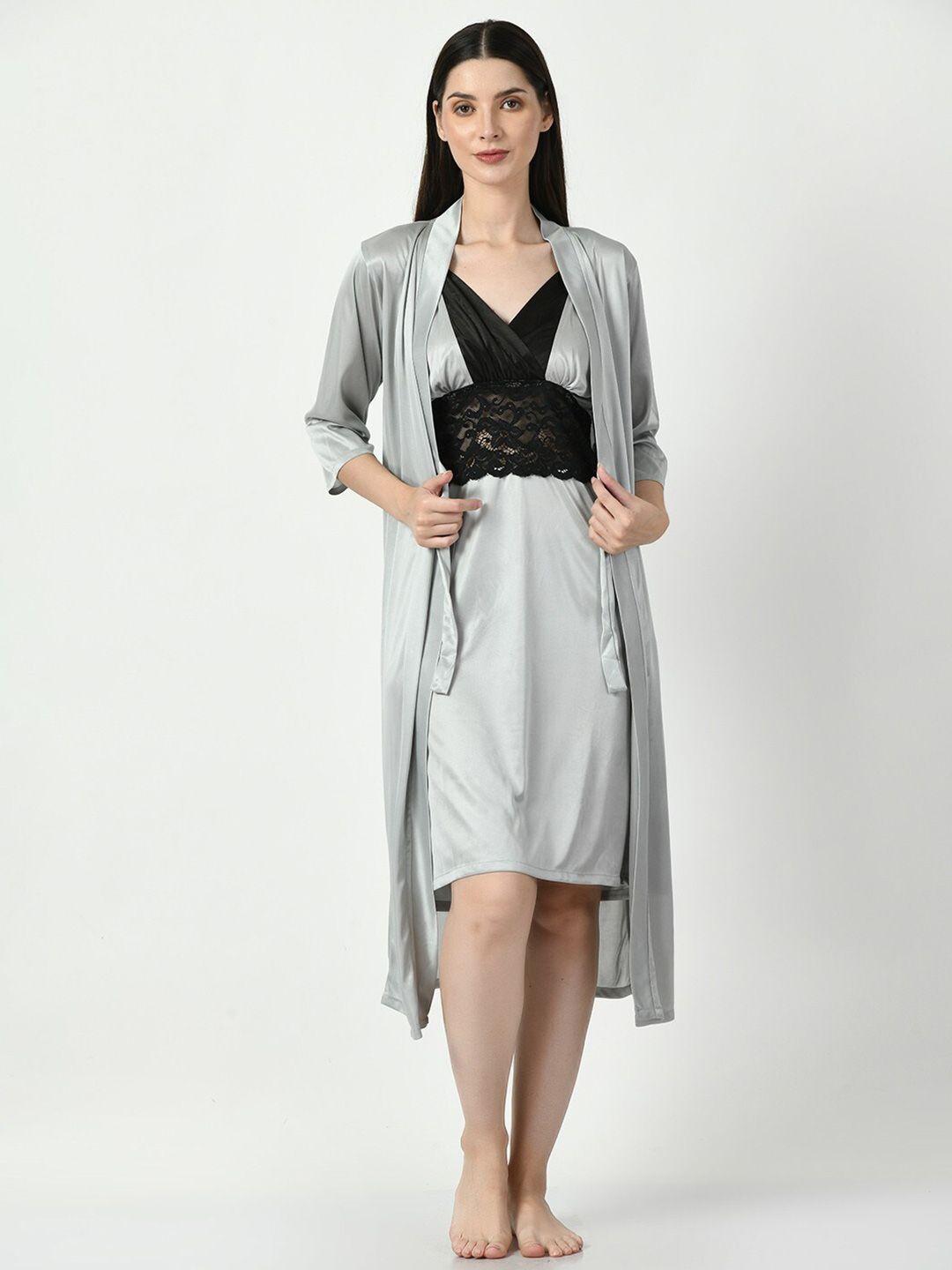 legit-affair-shoulder-straps-satin-nightdress-with-robe