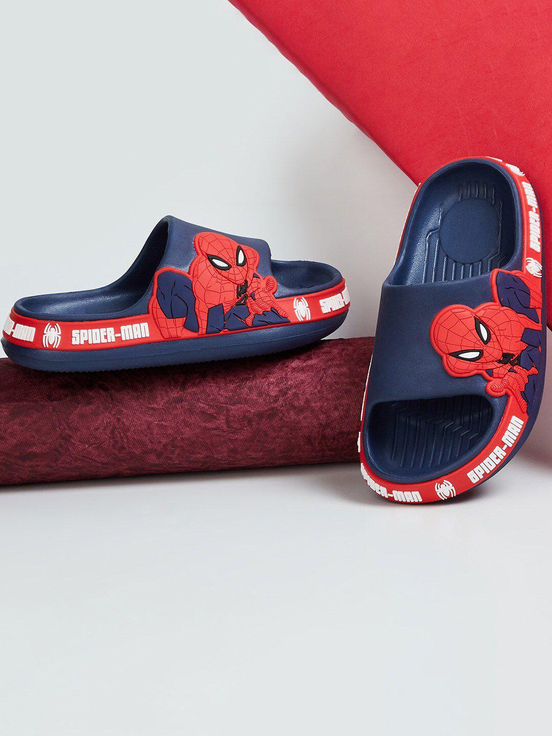 fame-forever-by-lifestyle-boys-spiderman-printed-sliders
