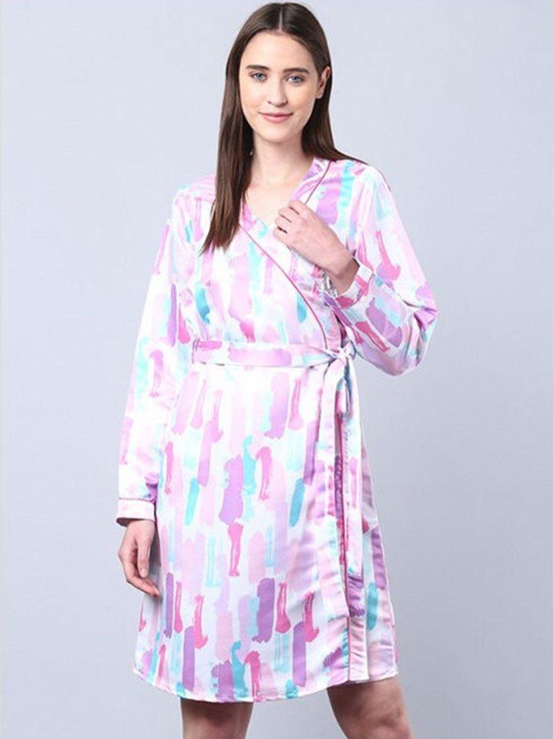 aila-abstract-printed-wrap-nightdress-with-belt