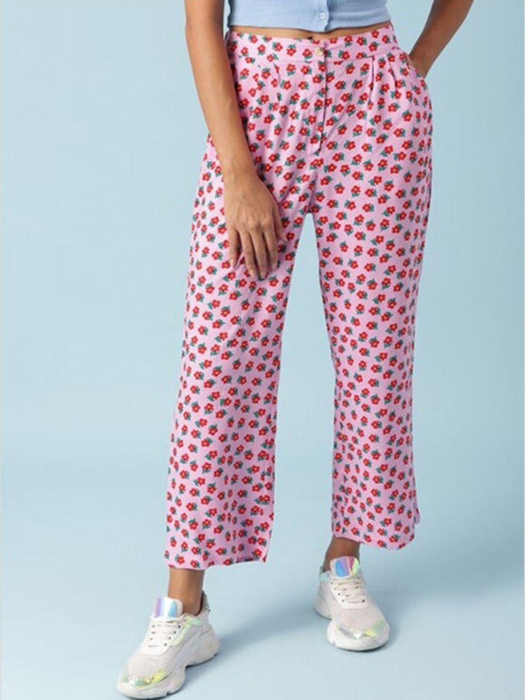 aila-women-floral-printed-mid-rise-trousers