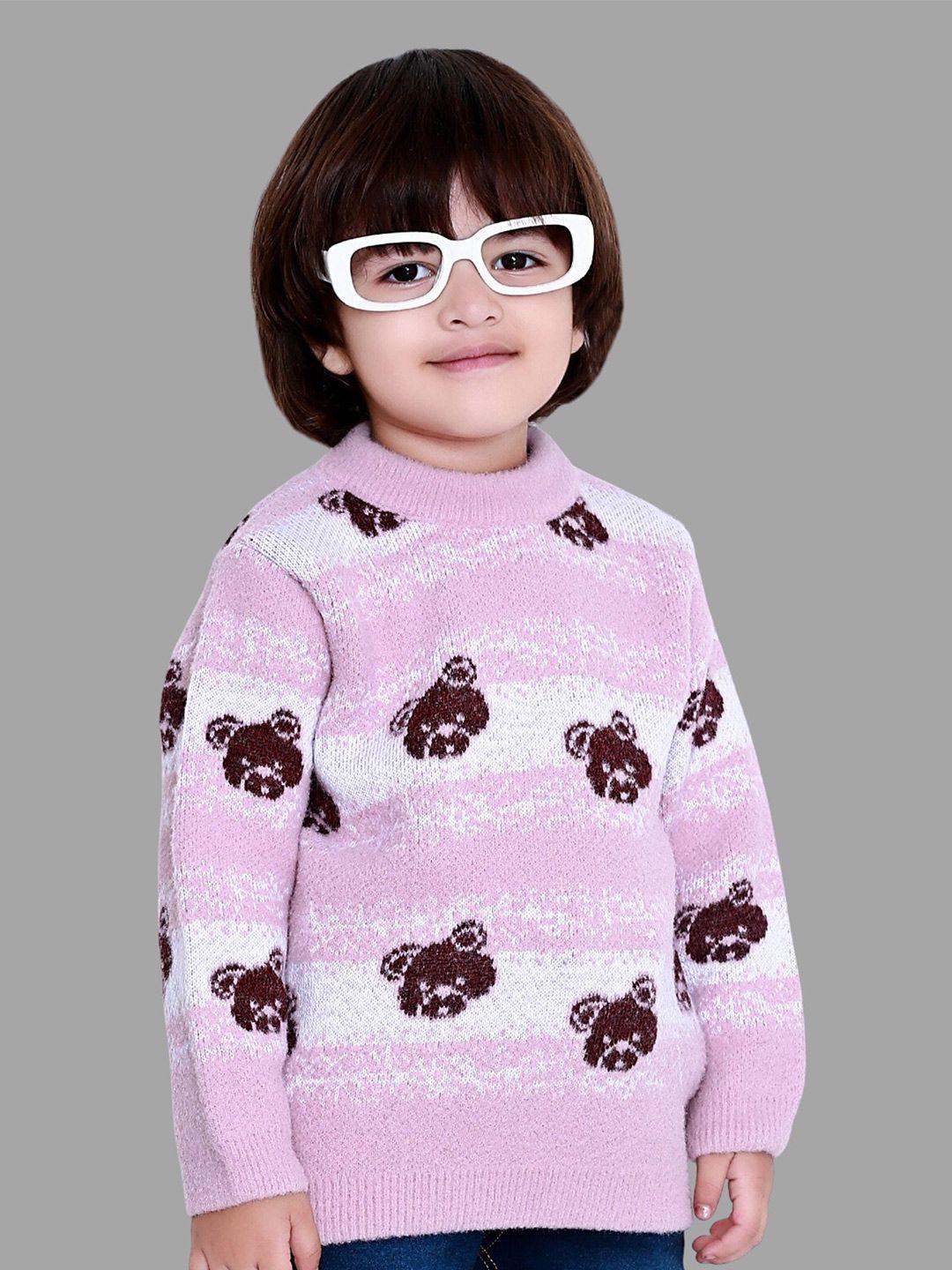 baesd-kids-striped-round-neck-acrylic-pullover-sweater