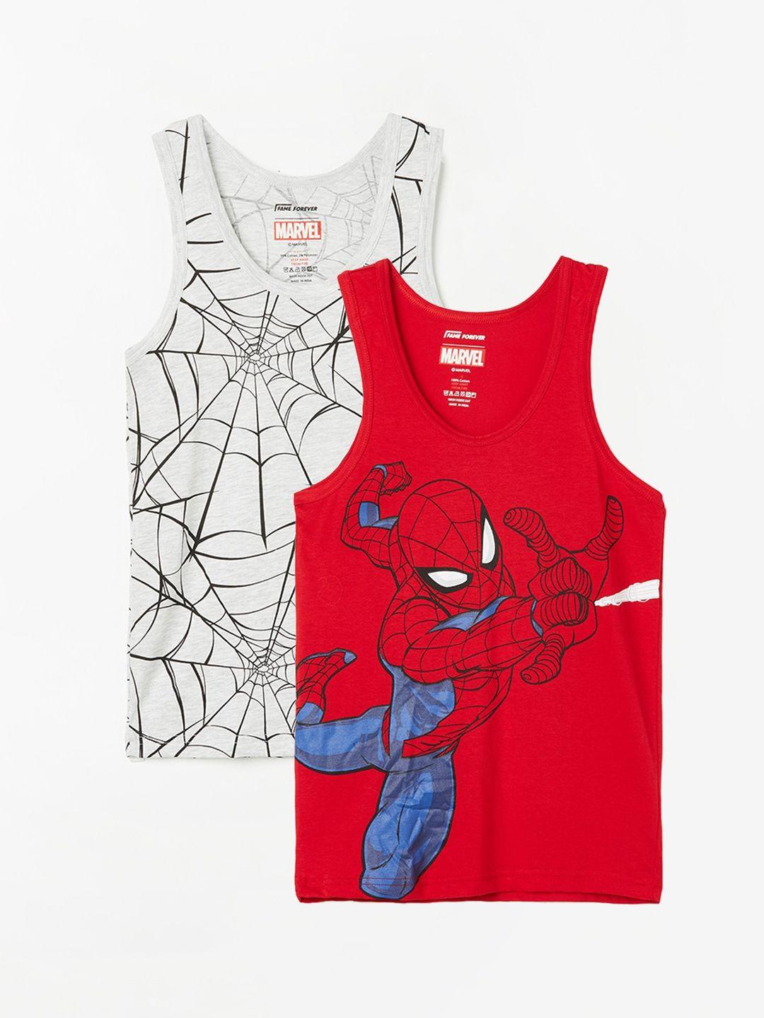 fame-forever-by-lifestyle-boys-pack-of-2--printed-pure-cotton-innerwear-vests-10000130749