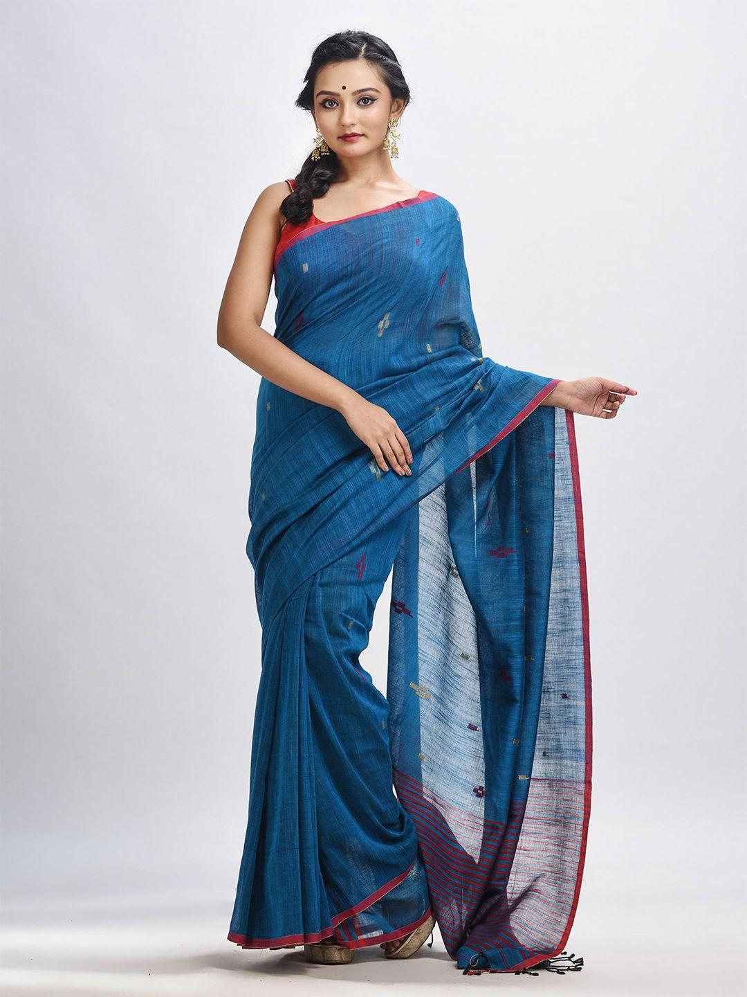 angoshobha-ethnic-motif-woven-design-pure-cotton-jamdani-saree