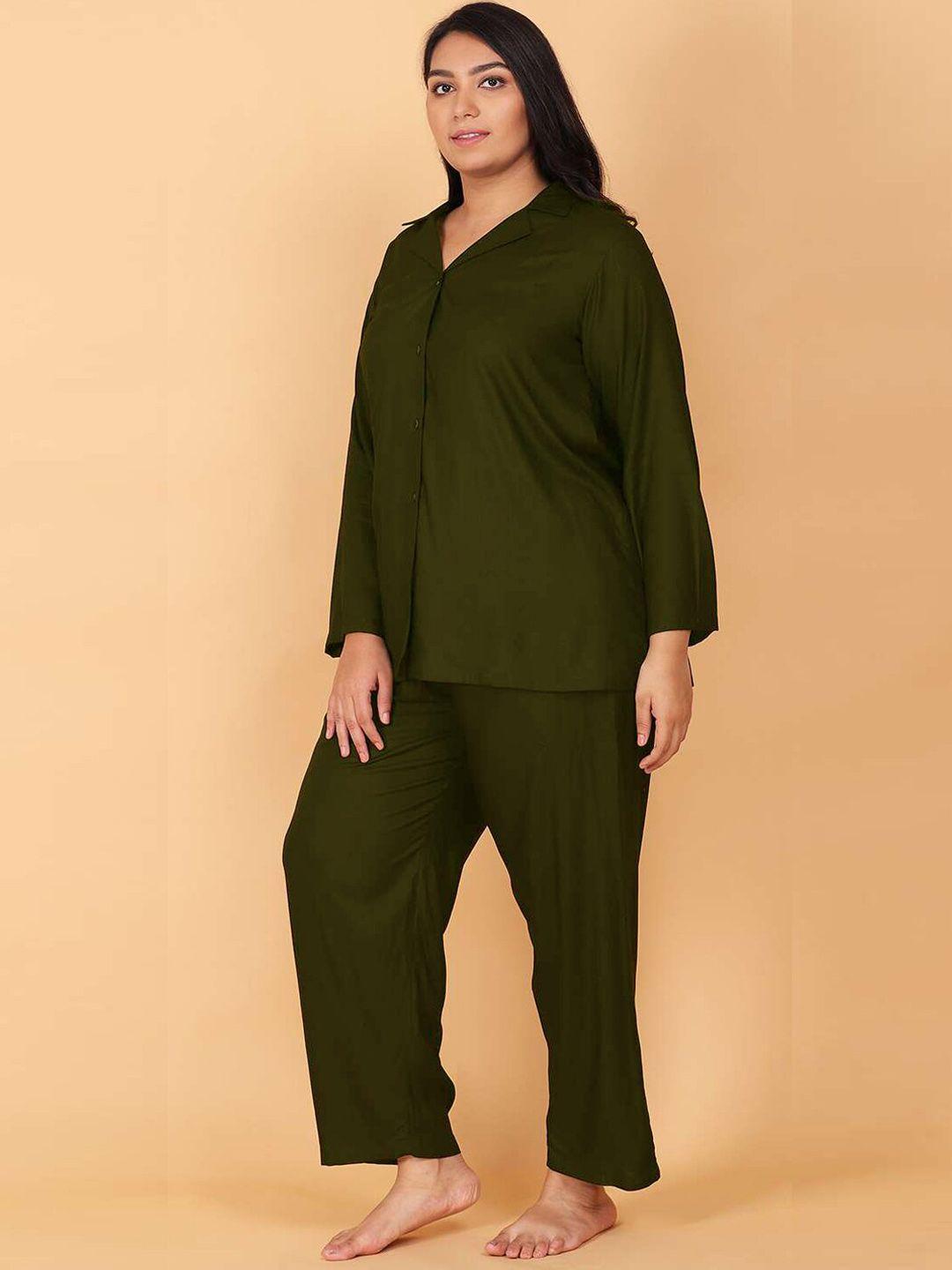 lastinch-women-green-night-suit