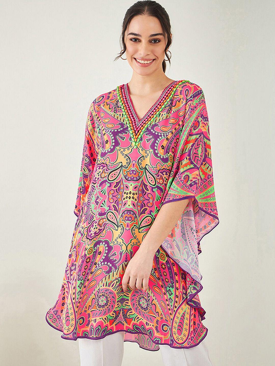 first-resort-by-ramola-bachchan-printed-embellished-ethnic-tunic