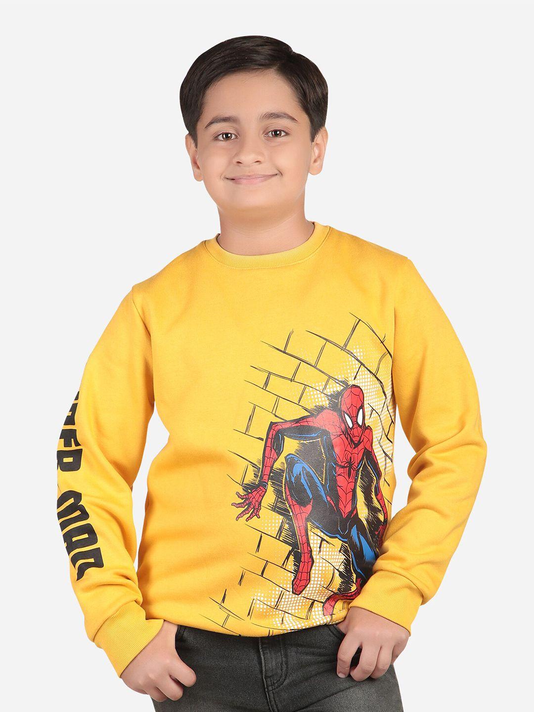 bodycare-kids-boys-spiderman-printed-fleece-sweatshirt