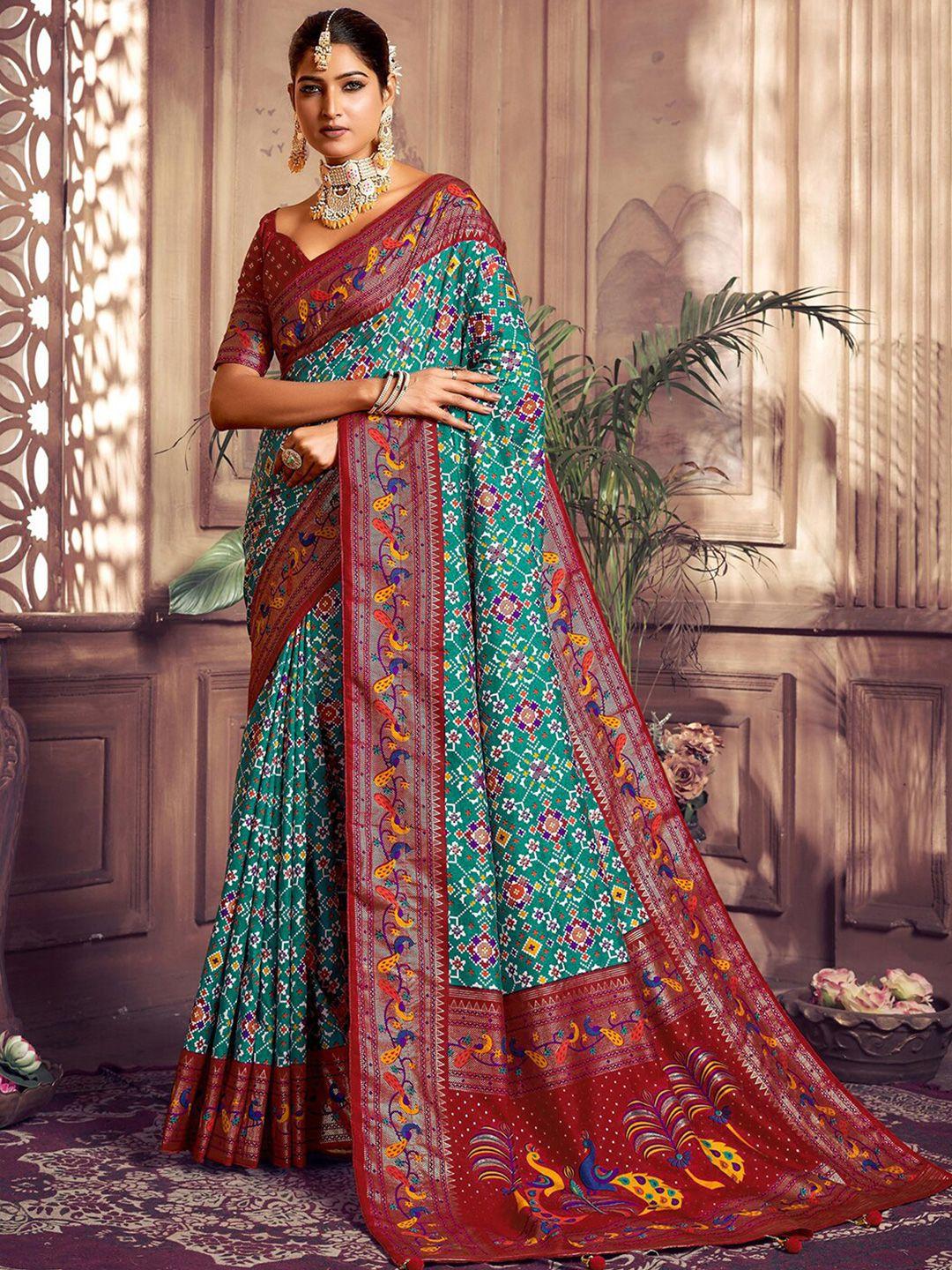 satrani-printed-&-tassels-silk-cotton-fusion-saree