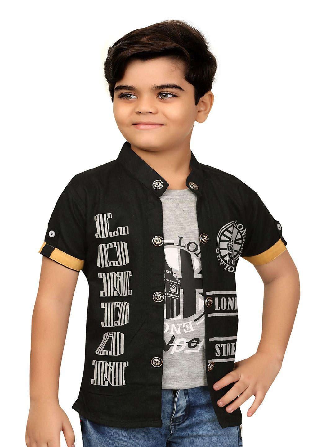 baesd-boys-typography-printed-mandarin-collar-casual-shirt-with-attached-t-shirt