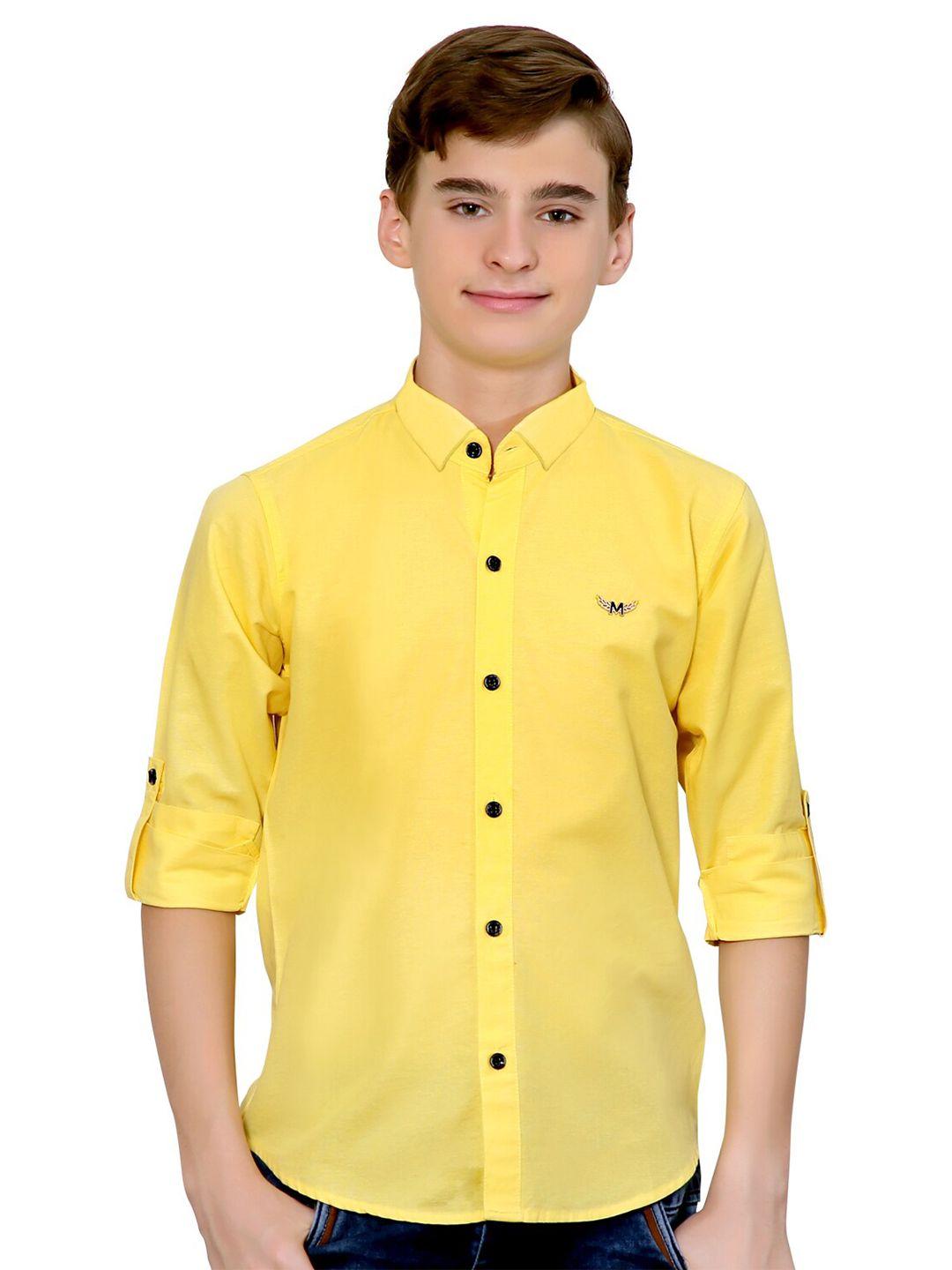 baesd-boys-classic-roll-up-sleeves-cotton-casual-shirt