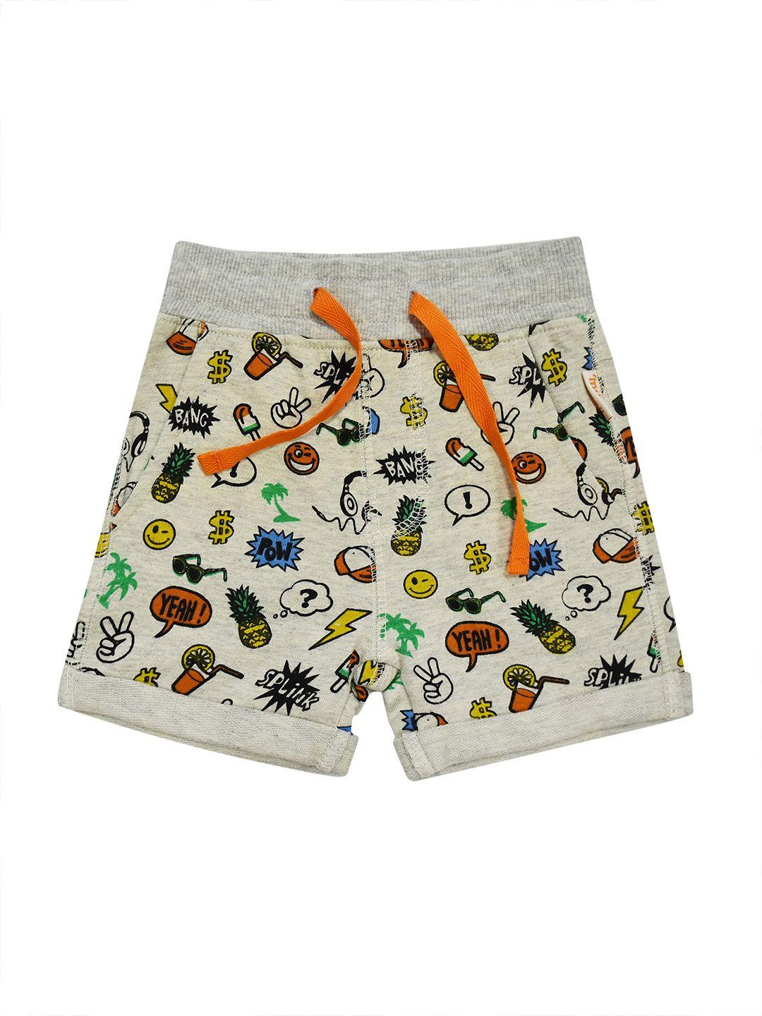 milou-infant-boys-graphic-printed-low-rise-pure-cotton-shorts