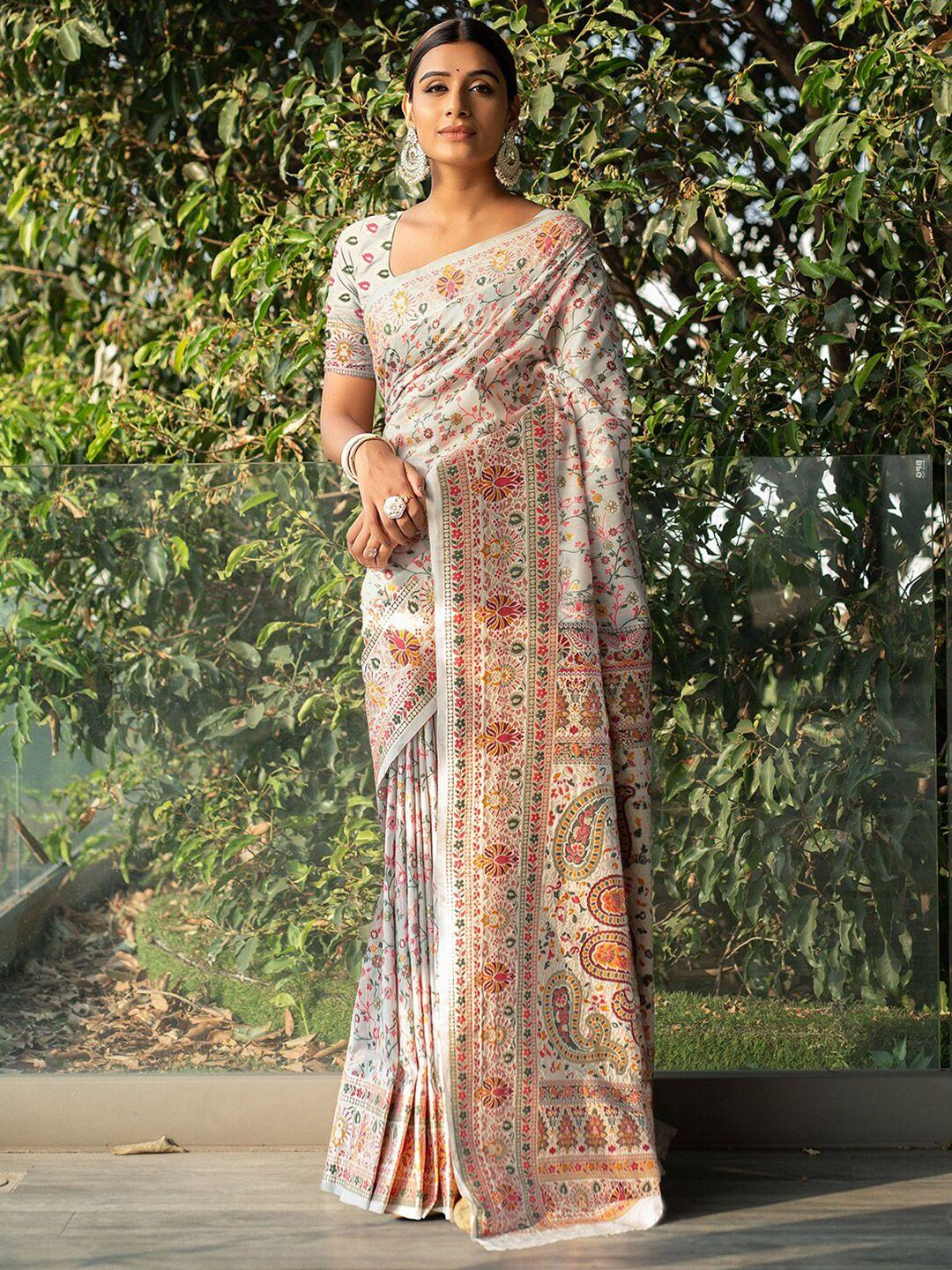 satrani-printed-jacquard-zari-pure-cotton-pochampally-saree