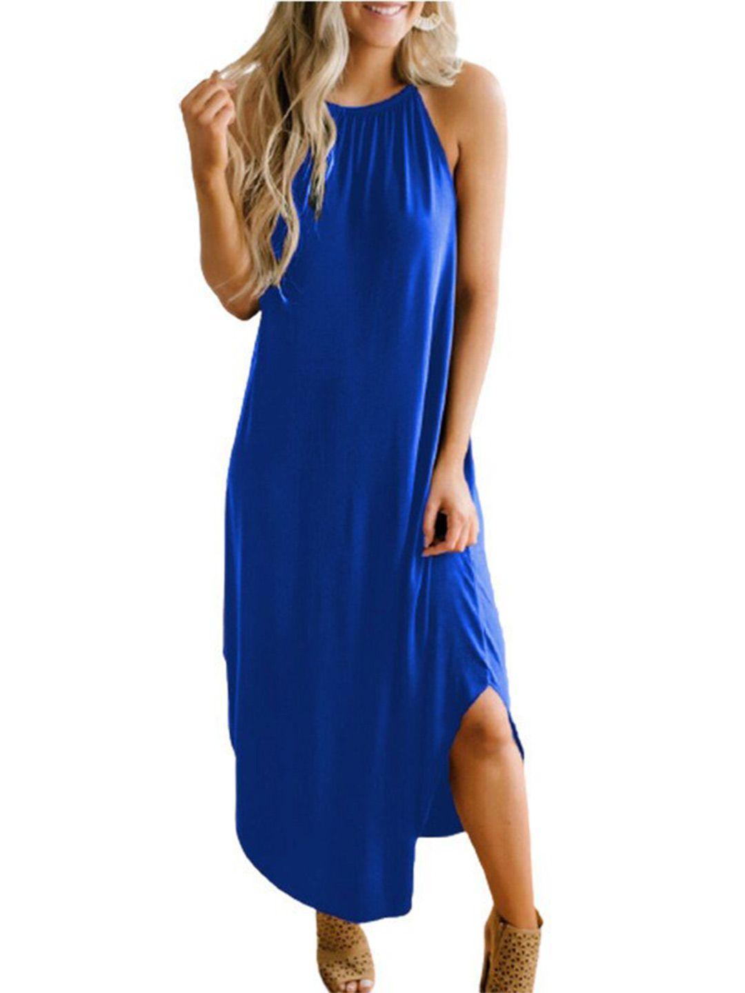stylecast-blue-halter-neck-maxi-dress