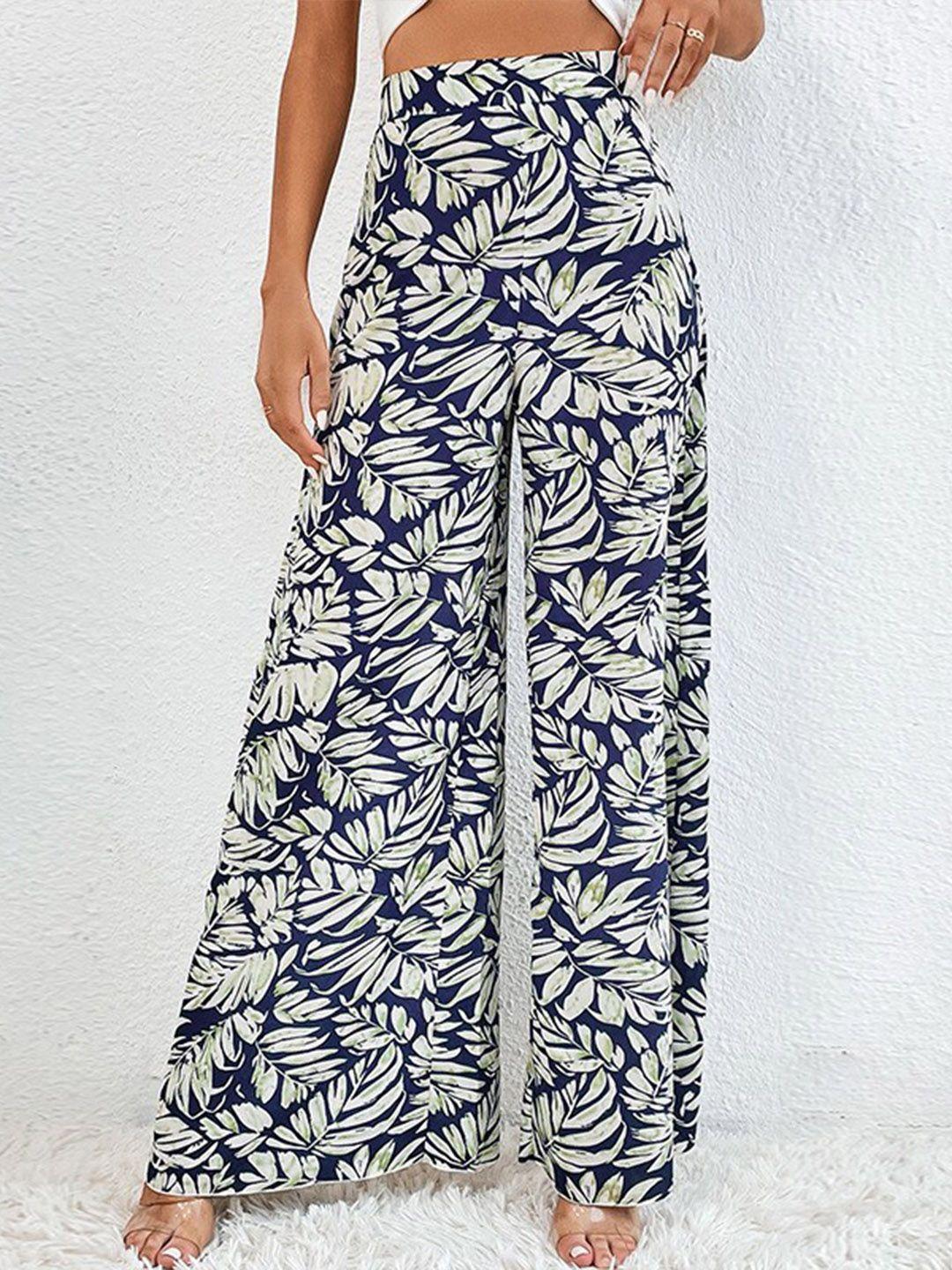 stylecast-women-blue-floral-printed-loose-fit-high-rise-easy-wash-parallel-trousers