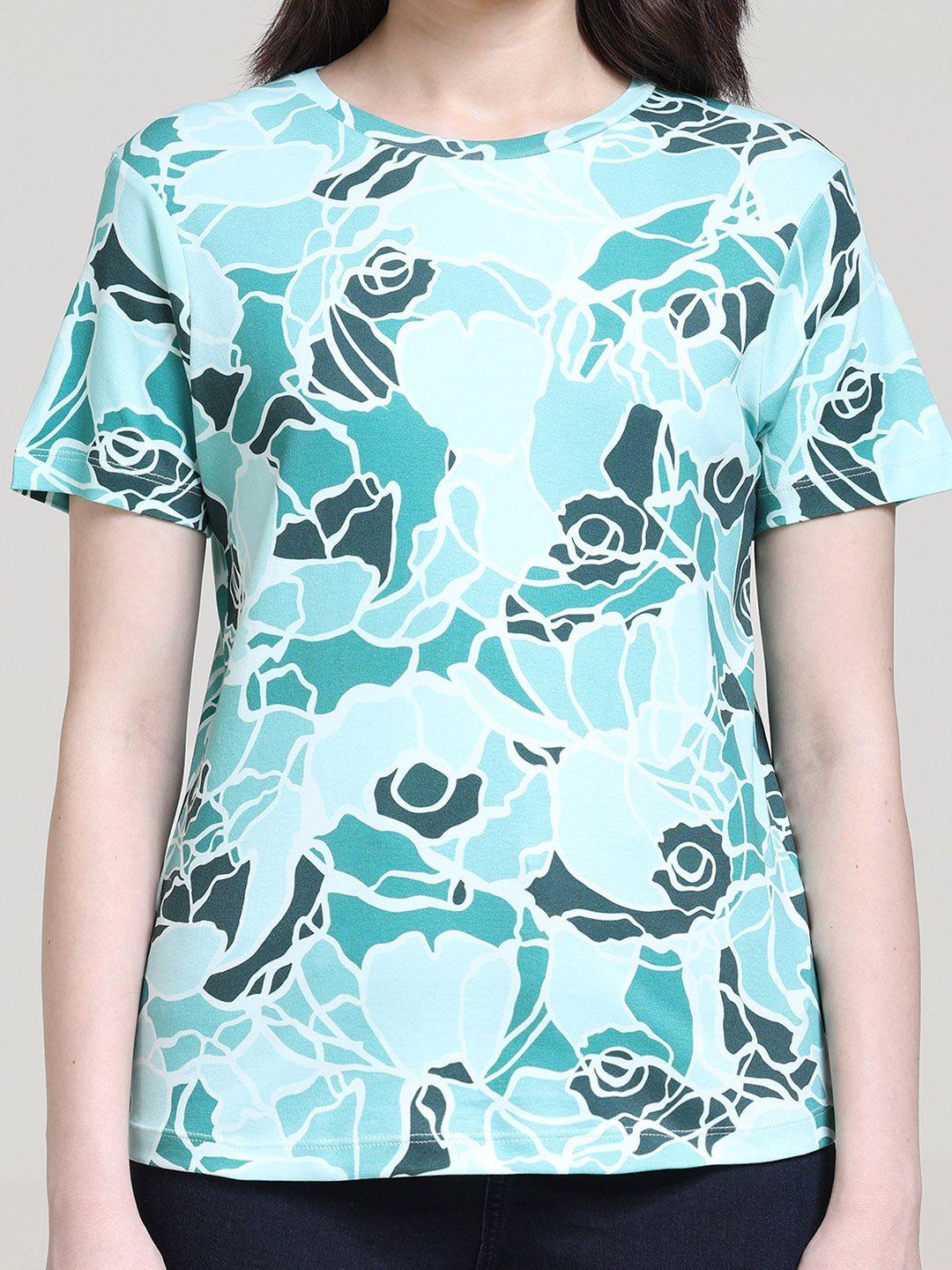 gloria-vanderbilt-floral-printed-cotton-t-shirt