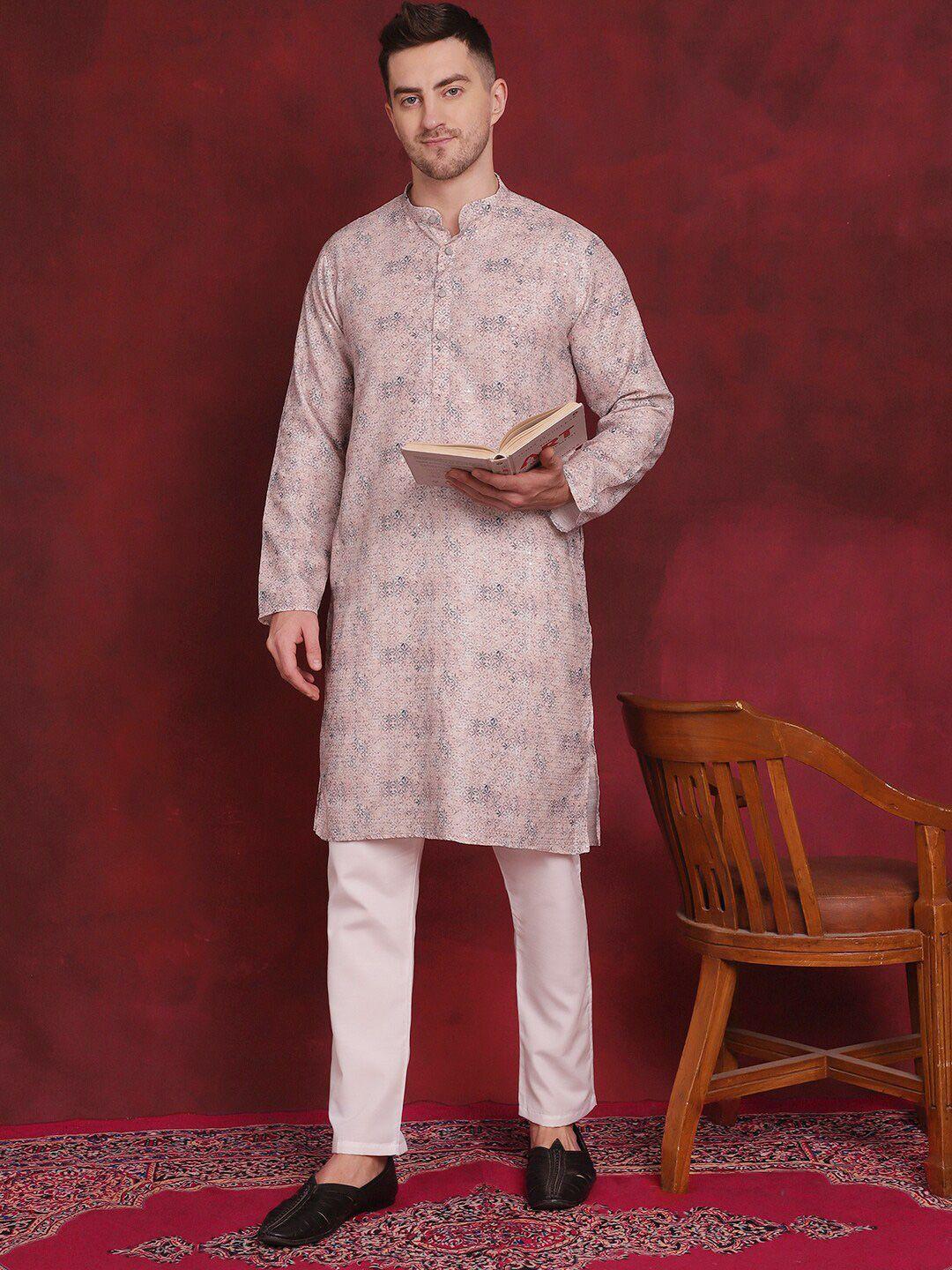 anouk-floral-printed-regular-kurta-with-pyjamas