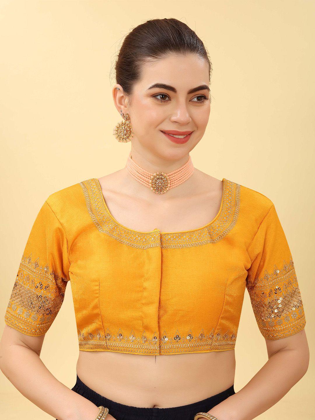 shree-swangiyamata-company-embroidered-sequined-silk-saree-blouse