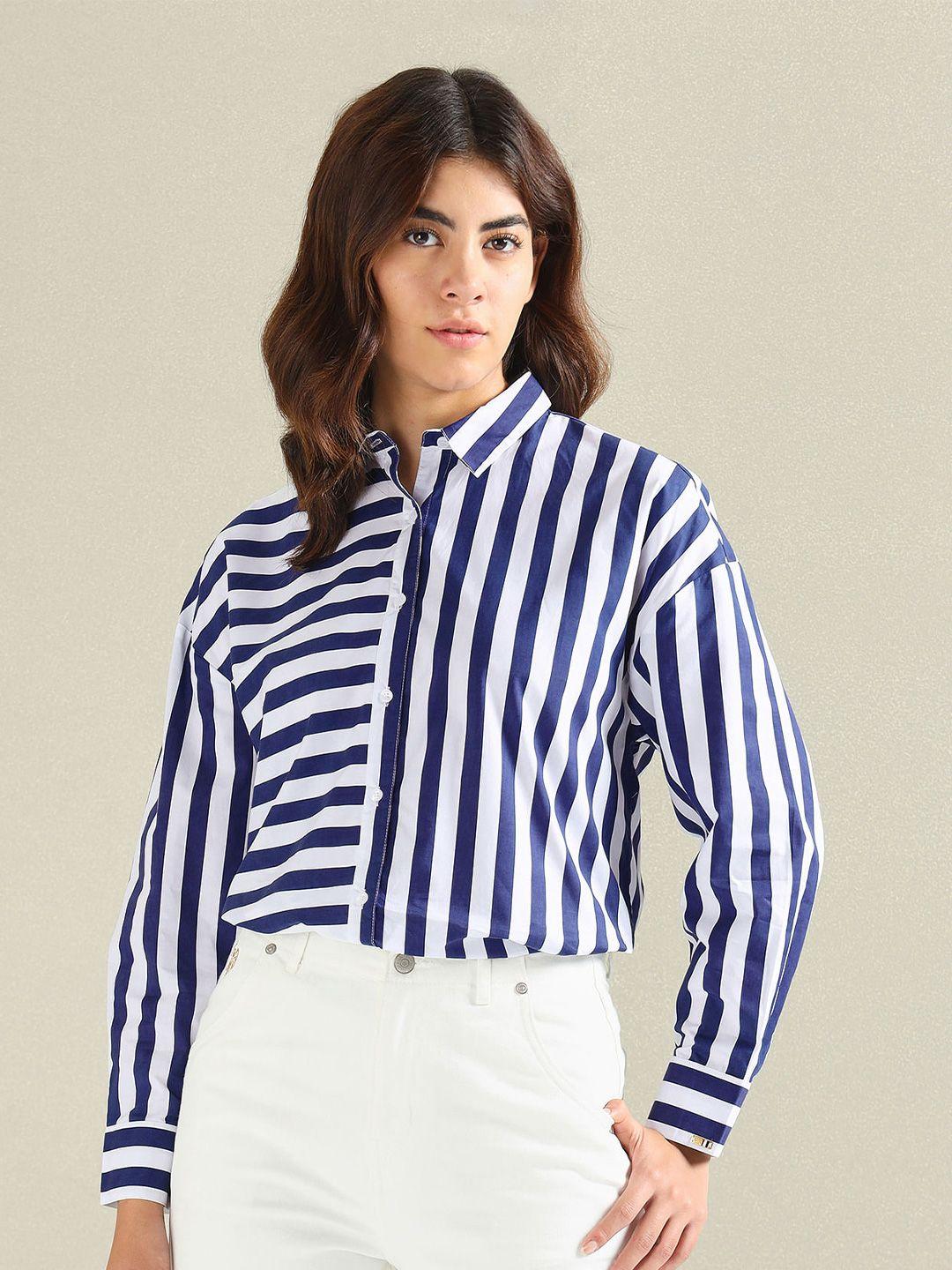u.s.-polo-assn.-women-striped-printed-casual-shirt