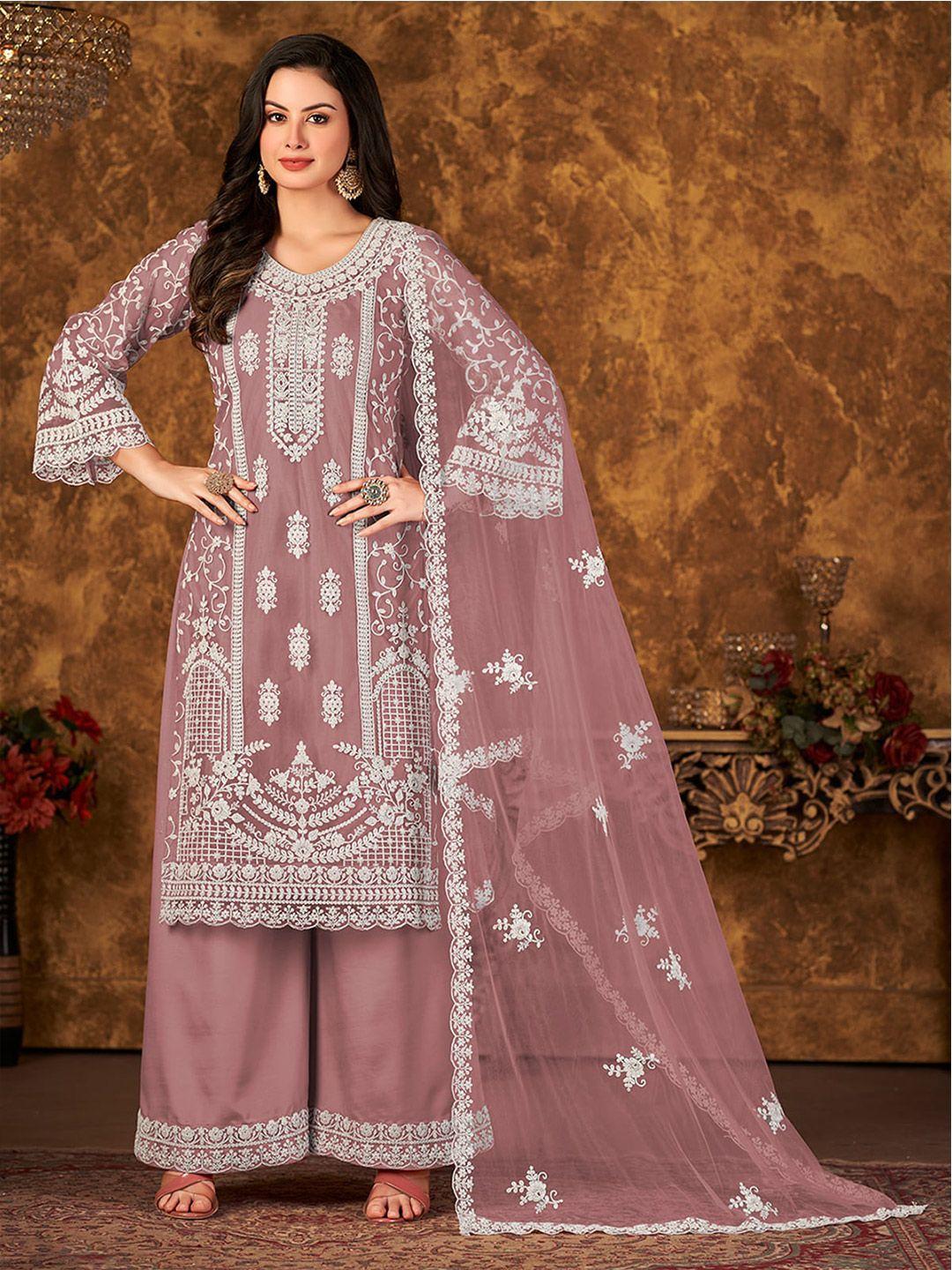 odette-ethnic-motifs-embroidered-thread-work-detailed-net-semi-stitched-dress-material