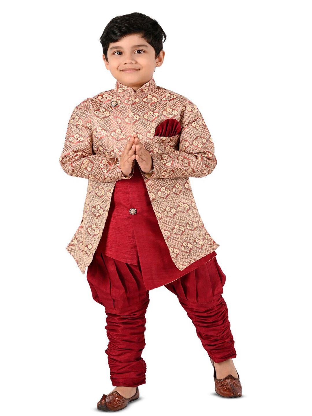 baesd-boys-ethnic-motifs-mandarin-collar-long-sleeves-kurta-with-pyjamas