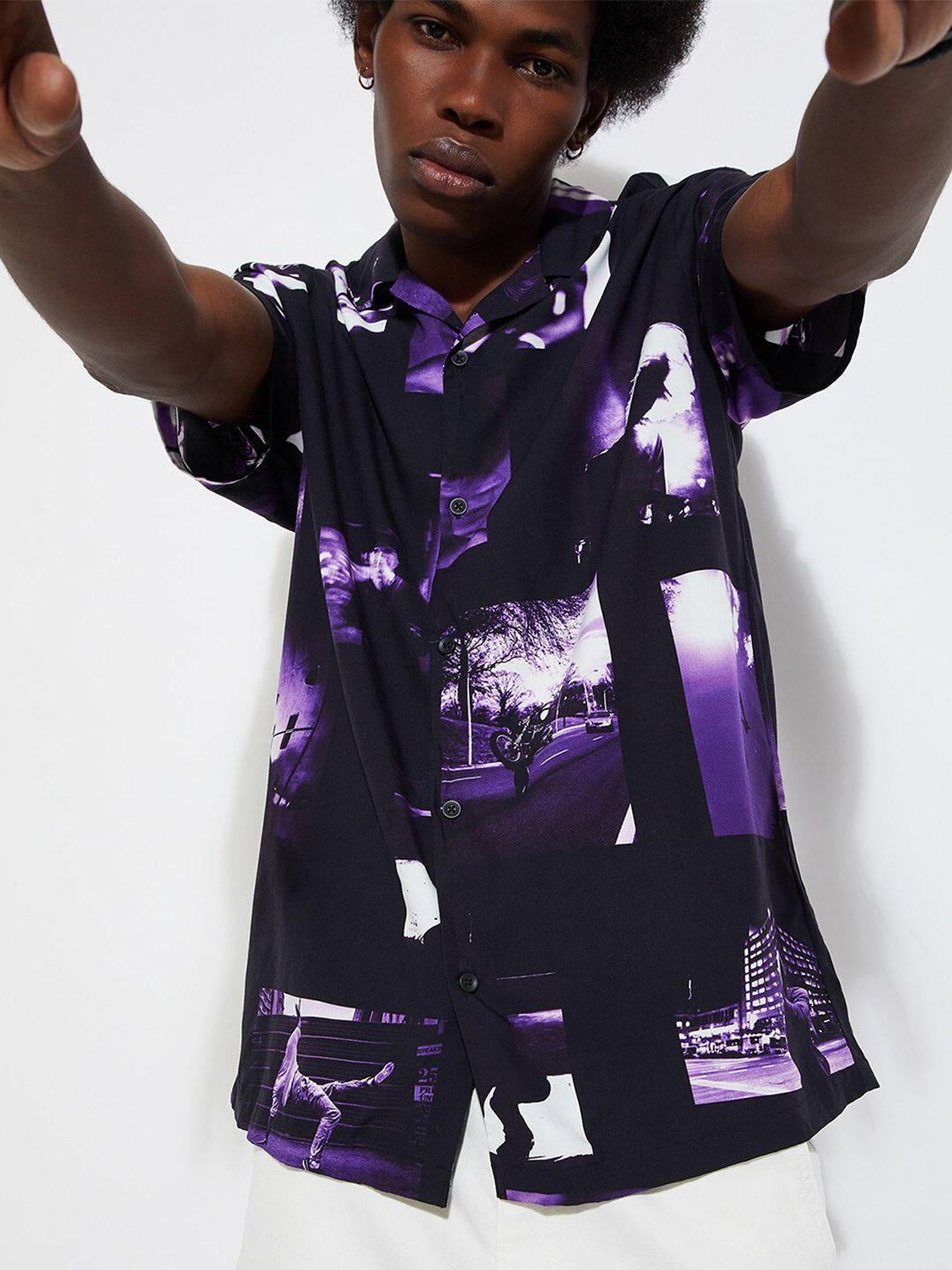 max-spread-collar-short-sleeves-floral-print-graphic-printed-casual-shirt