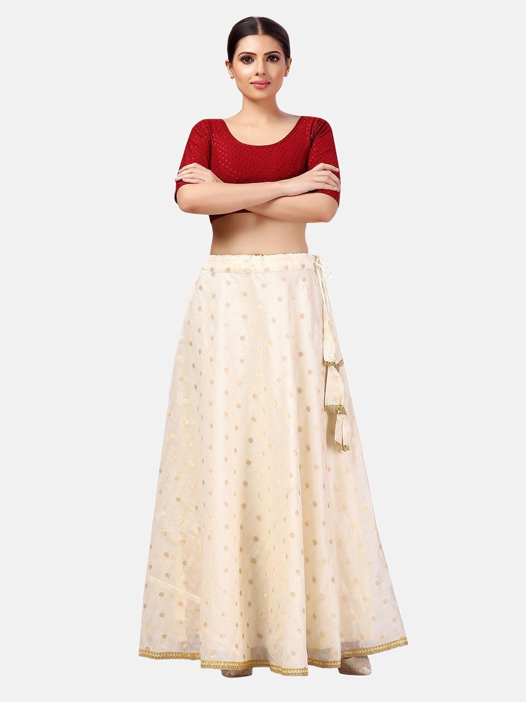 studio-shringaar-woven-design-maxi-skirt