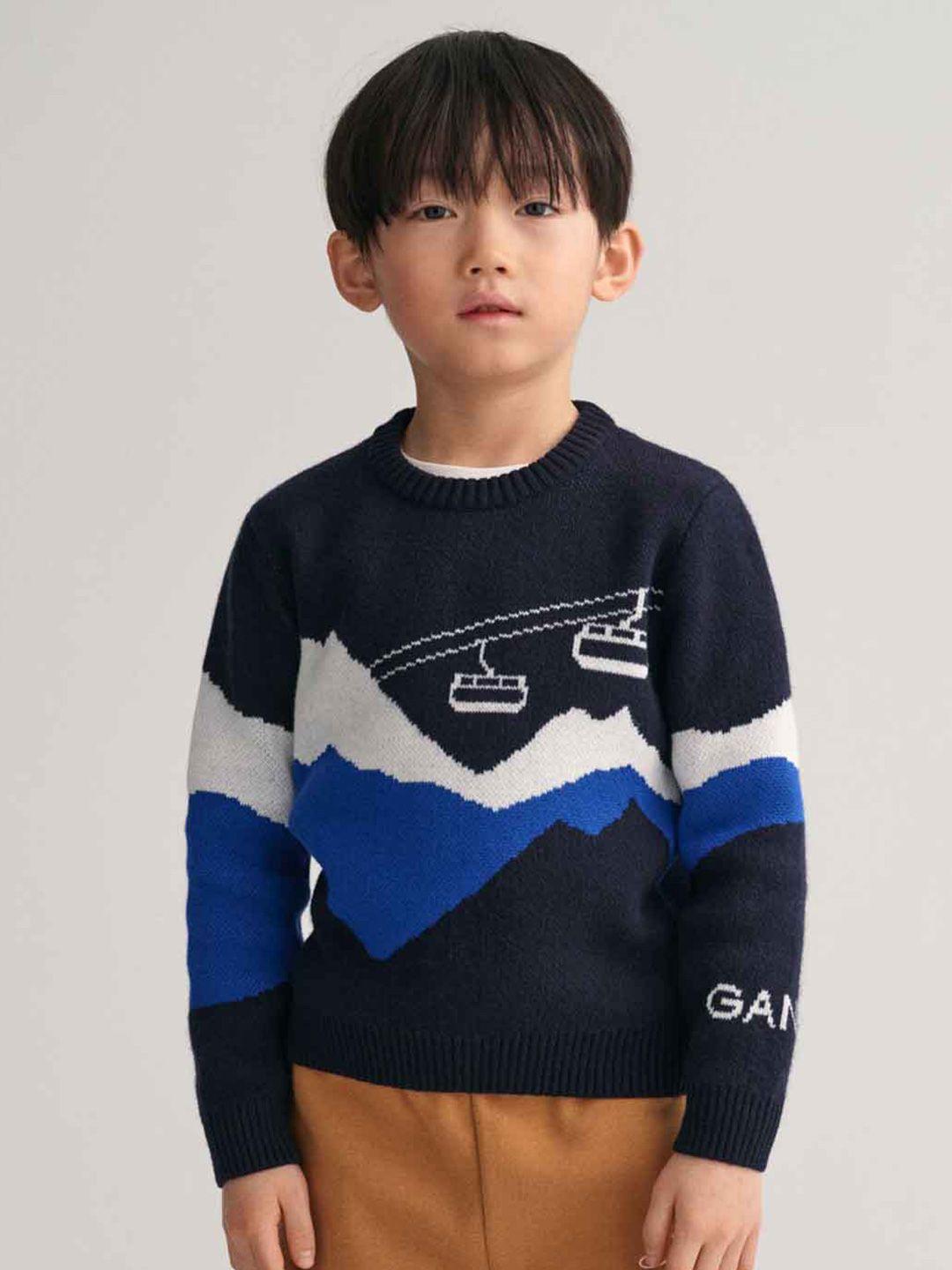 gant-boys-colourblocked-cotton-pullover-sweaters