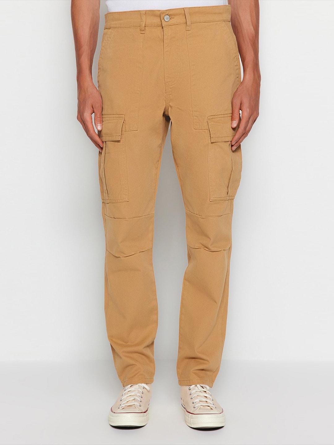 trendyol-men-cargos-regular-fit-cotton-trousers