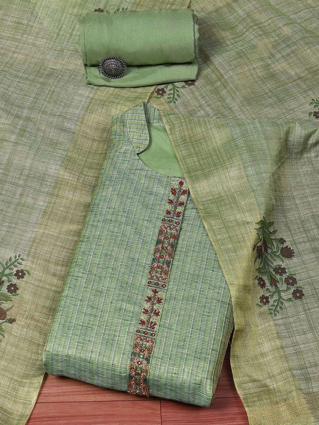 biba-green-printed-unstitched-dress-material