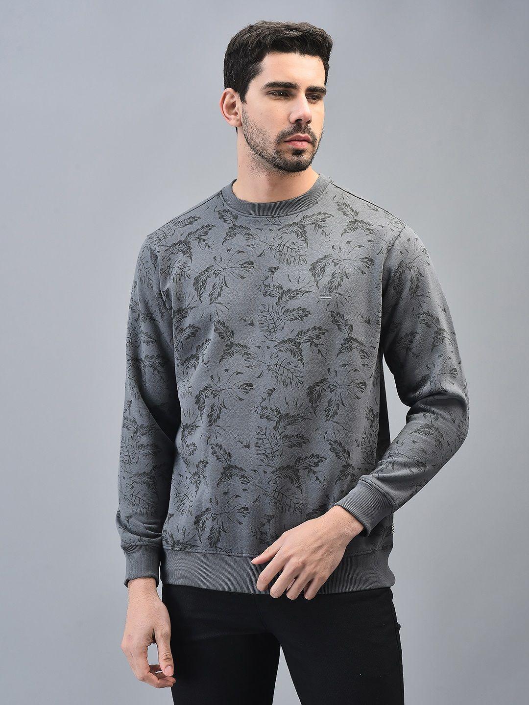 canoe-men-grey-printed-sweatshirt