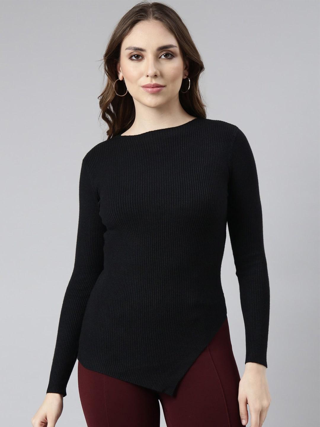 showoff-long-sleeves-round-neck-top