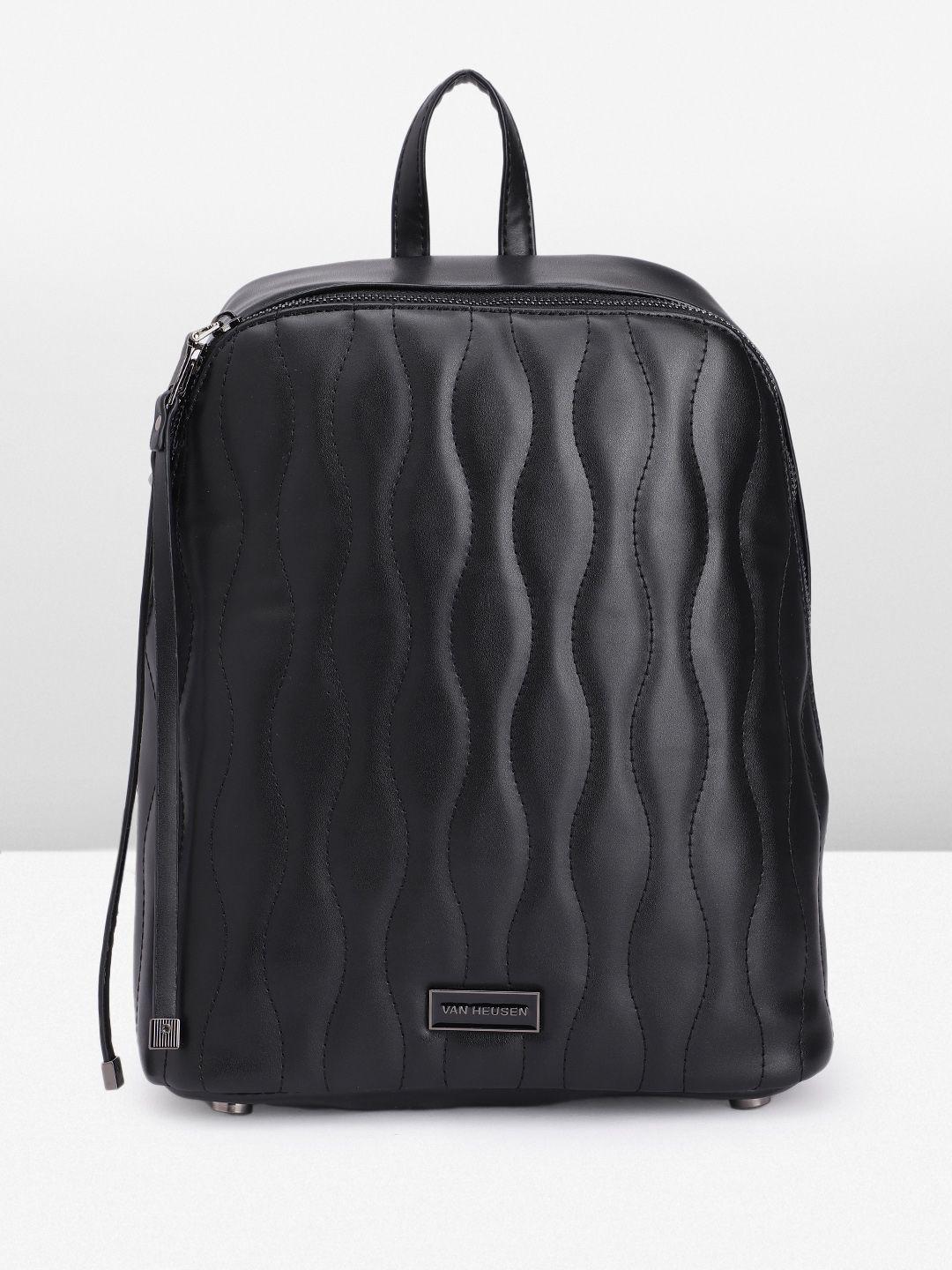 van-heusen-women-textured-backpack
