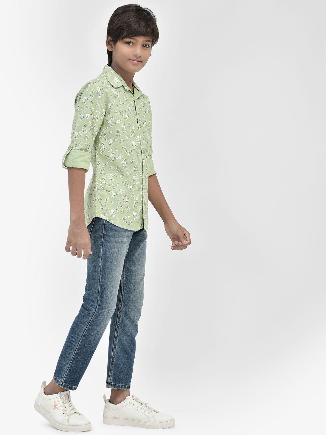 crimsoune-club-boys-classic-slim-fit-floral-printed-spread-collar-cotton-casual-shirt