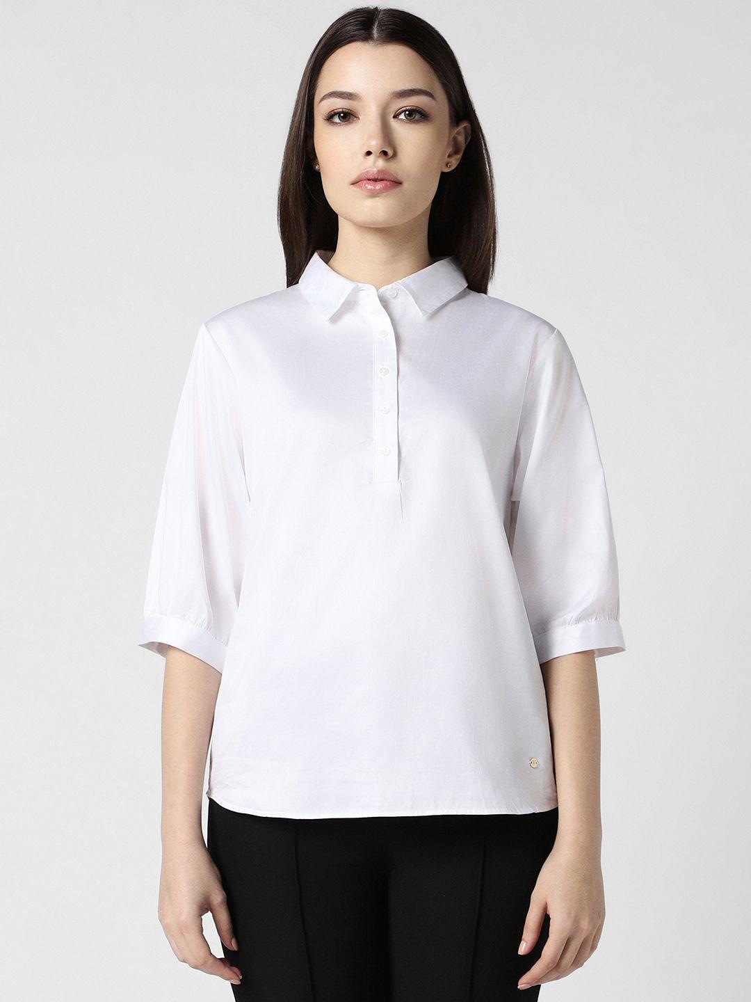 van-heusen-woman-spread-collar-cotton-formal-shirt