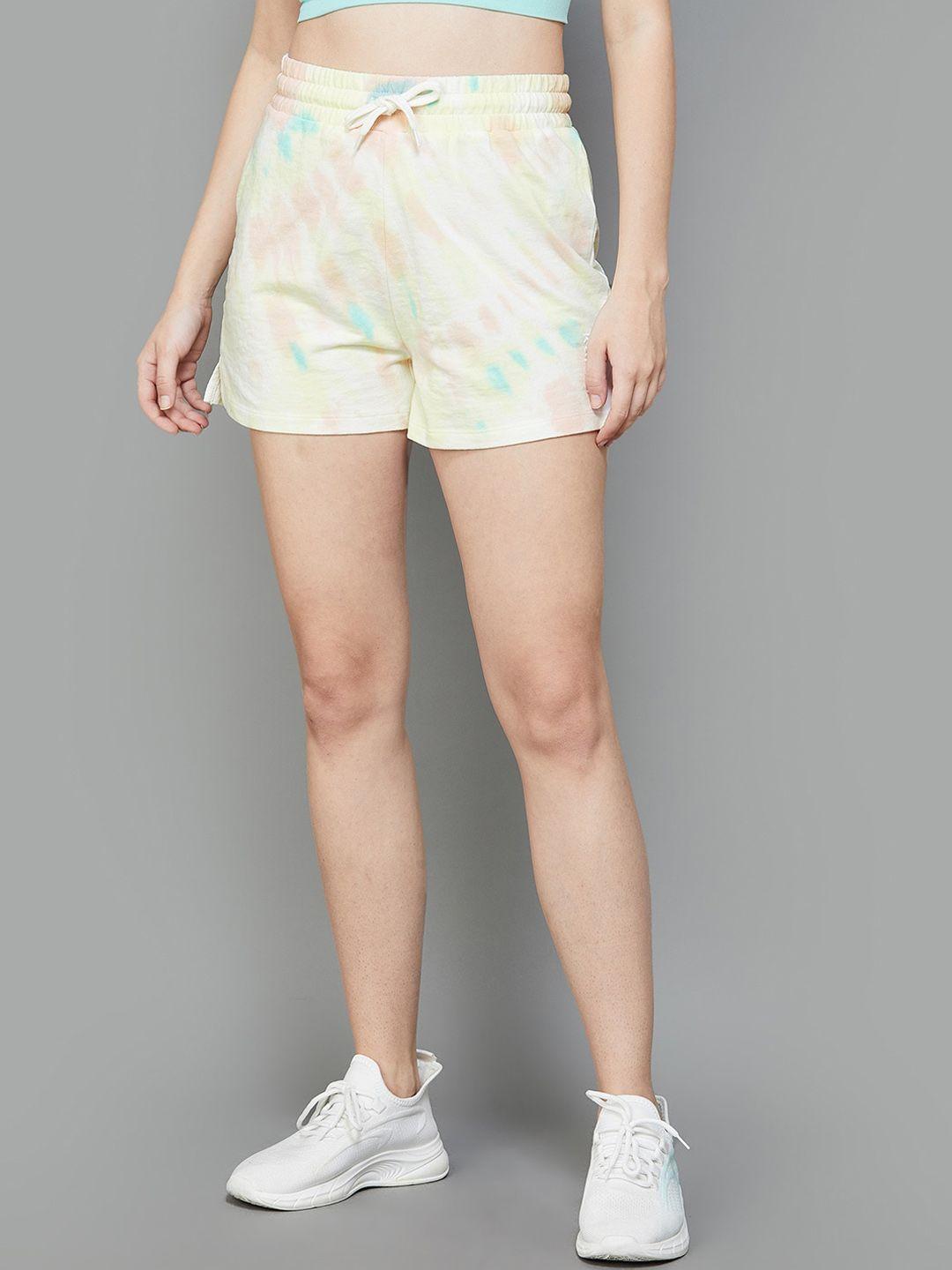 kappa-women-abstract-printed-shorts