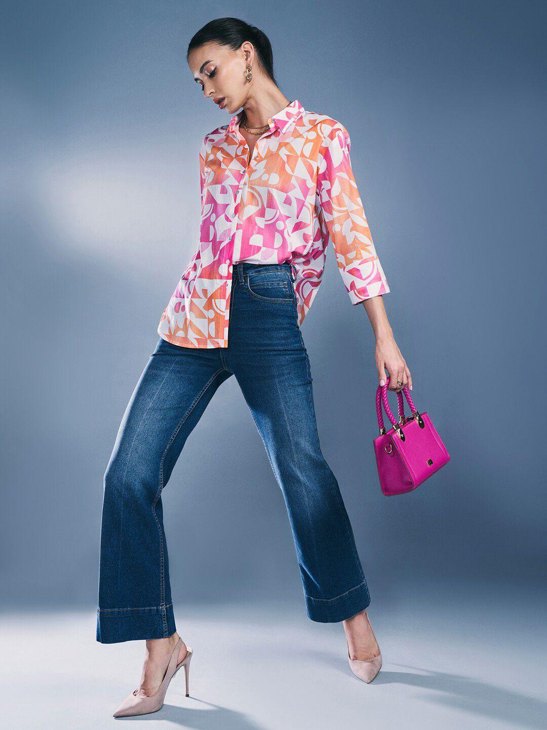and-floral-print-tie-up-neck-bell-sleeve-cotton-shirt-style-top