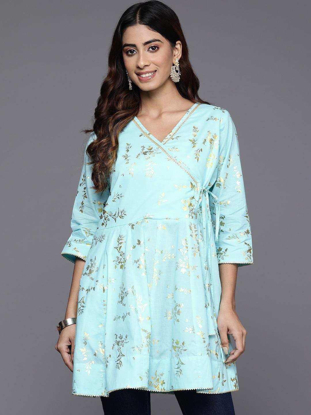 ahalyaa-printed-embellished-pure-cotton-ethnic-tunic