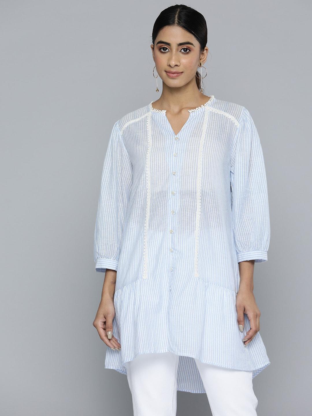 scoup-striped-lace-inserts-detail-ethnic-tunic