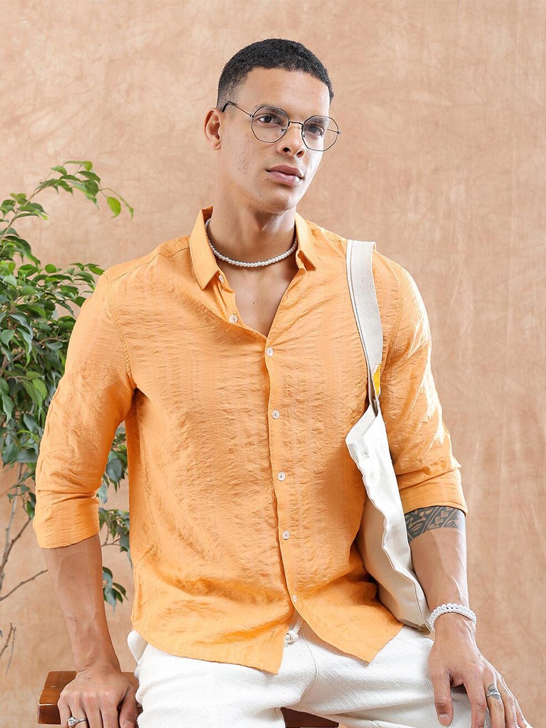the-indian-garage-co-men-slim-fit-opaque-casual-shirt