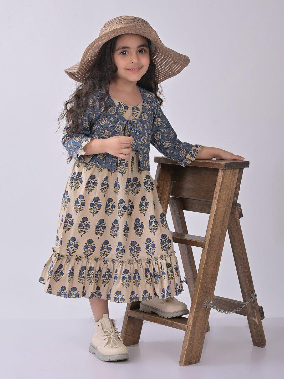 sangria-girls-floral-printed-cotton-a-line-dress-with-jacket