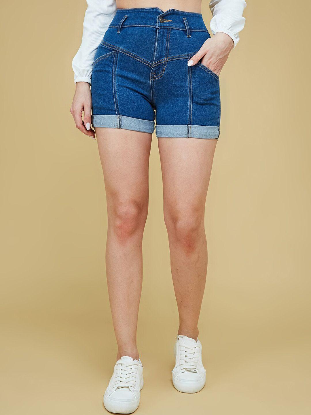 dressberry-women-high-rise-denim-denim-shorts