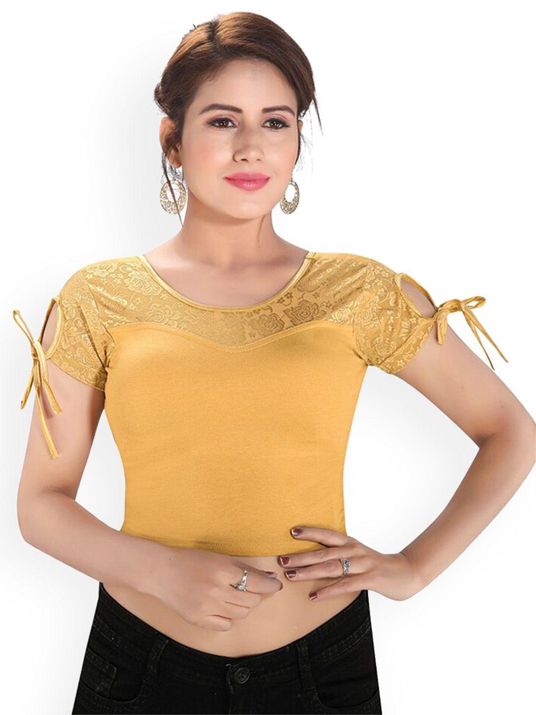 salwar-studio-round-neck-readymade-saree-blouse