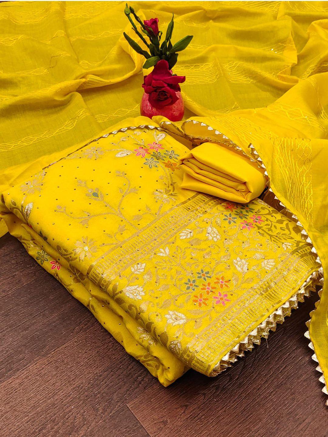 zeepkart-ethnic-woven-design-unstitched-dress-material