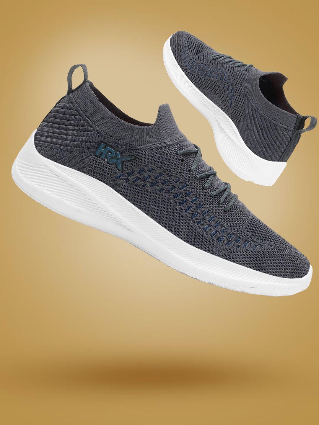 hrx-by-hrithik-roshan-men-grey-textured-round-toe-lightweight-textile-sneakers
