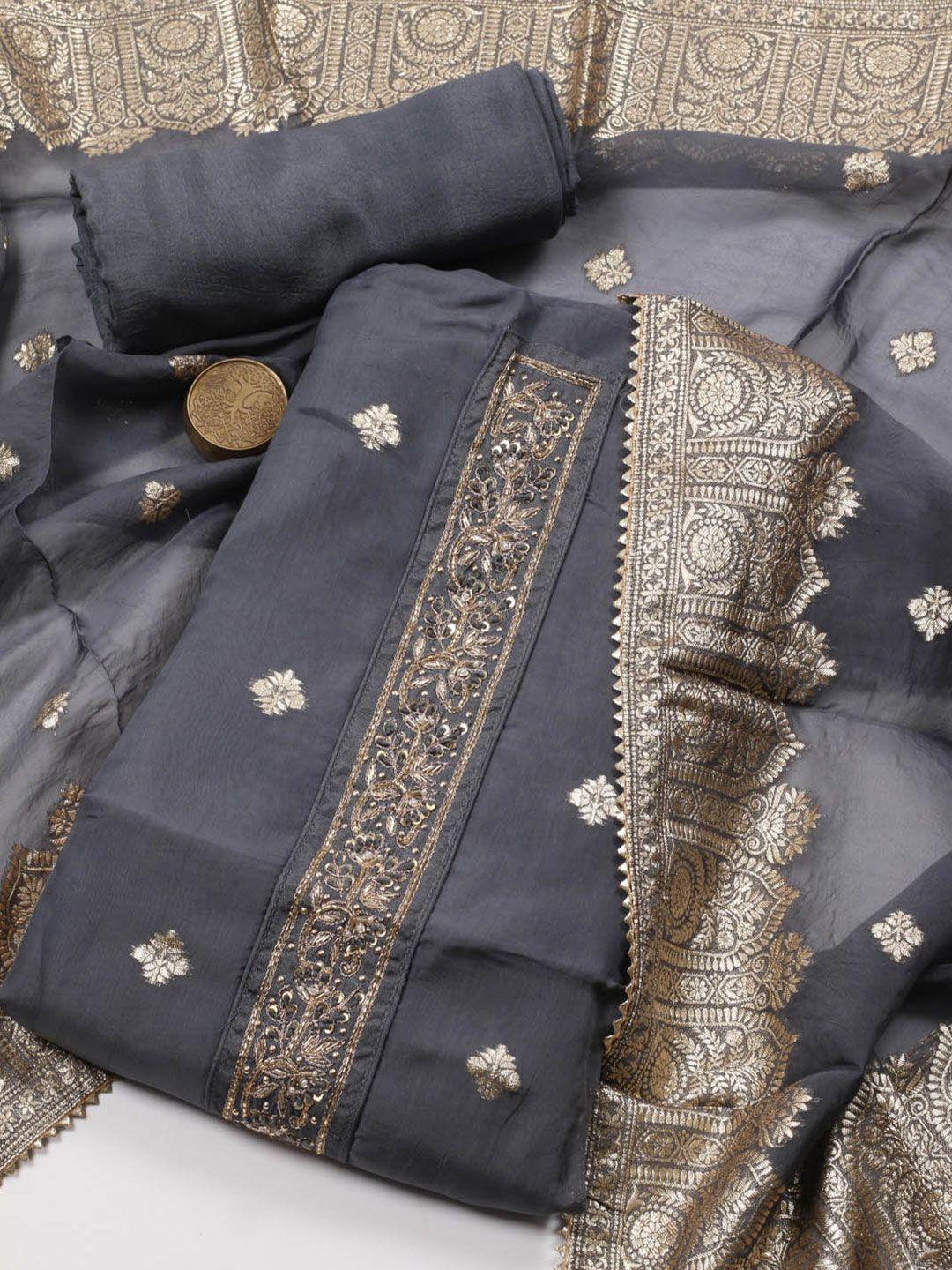 meena-bazaar-organza-unstitched-dress-material