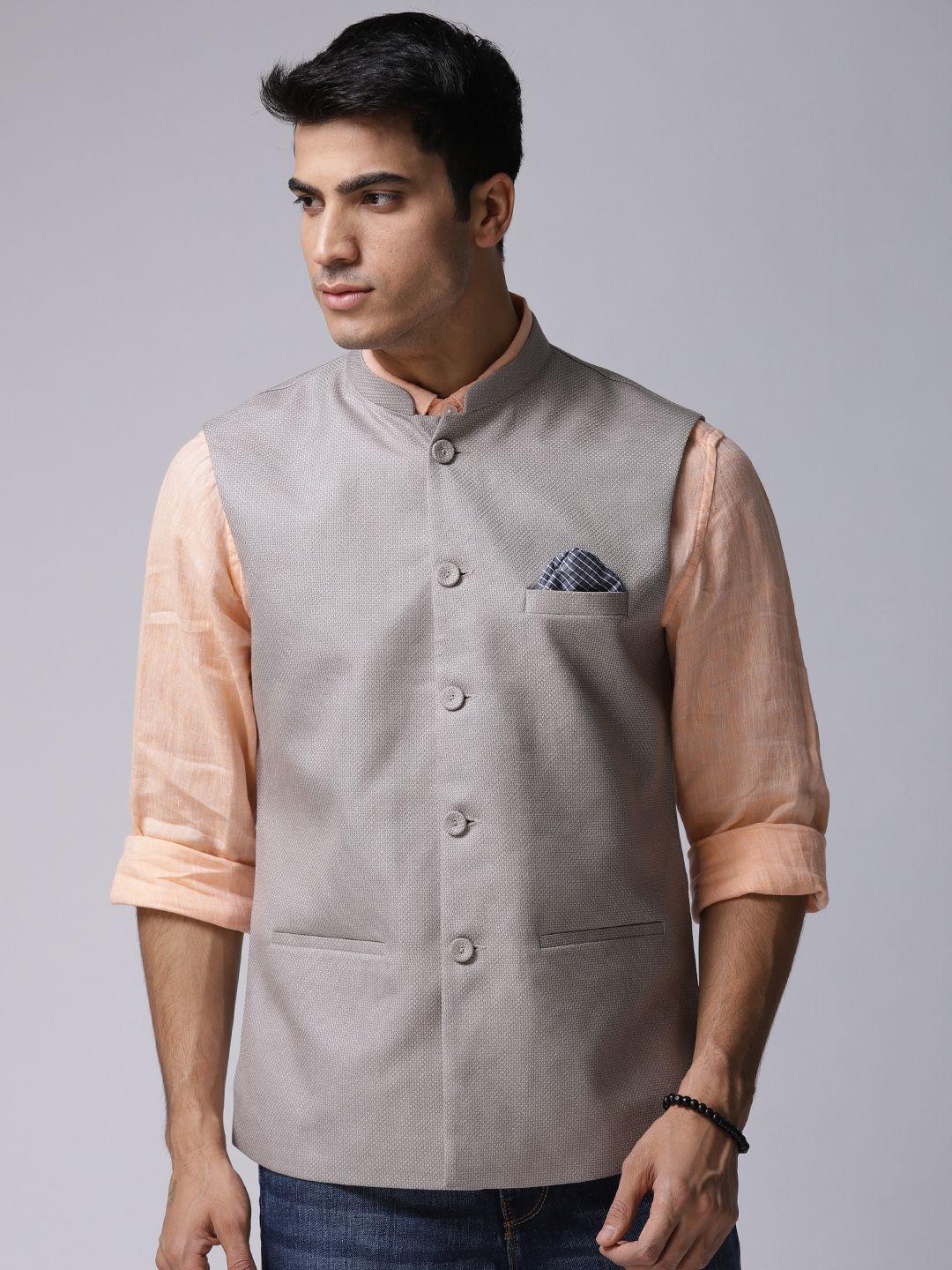 true-blue-grey-woven-design-nehru-jacket
