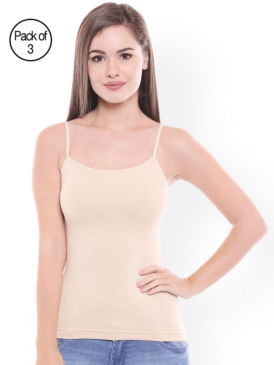 bodycare-women-beige-solid-pack-of-3-camisoles-e65sss