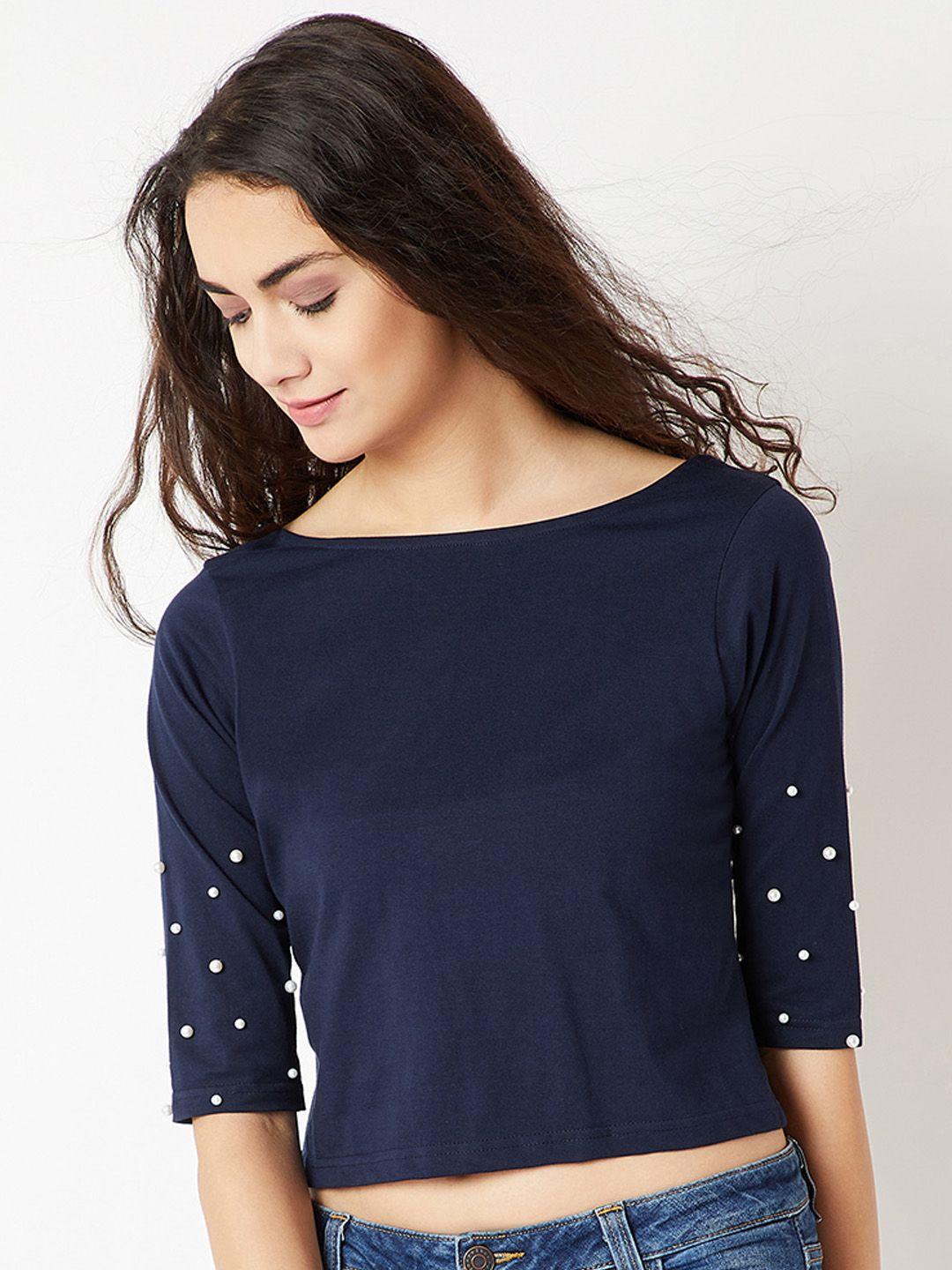 miss-chase-women-navy-blue-embellished-top